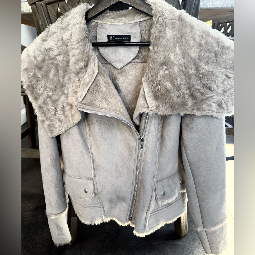 Women’s suede jacket INC large